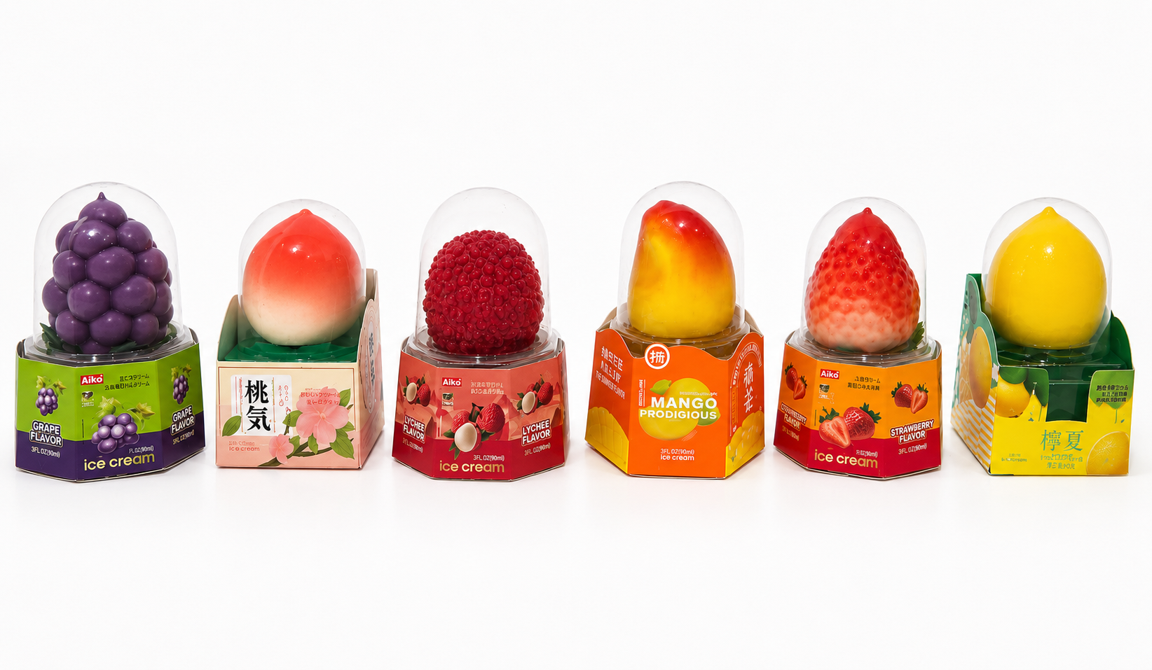 Fruit-Shaped Ice Cream