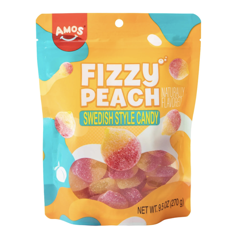 Fizzy Peach Swedish Candy